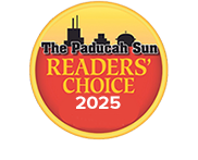The Paducah Sun Readers’ Choice 2025 Finalist For Best Law Firm award logo.