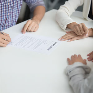 Uncontested divorce in McCracken County, KY: signing decree.